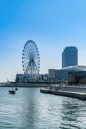 Qingdao West Coast New District Qindao Eye Ferris Wheelのeditorial素材