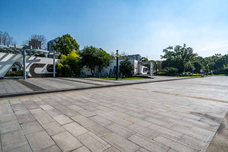 Urban modern square street viewの写真素材