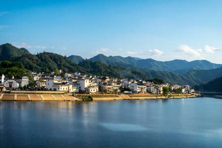 Huangshan Huizhou beautiful countrysideの写真素材