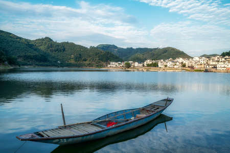 Huangshan Huizhou Shili Gallery Landscapeの写真素材