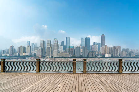 chongqing urban architectural landscape street sceneの写真素材