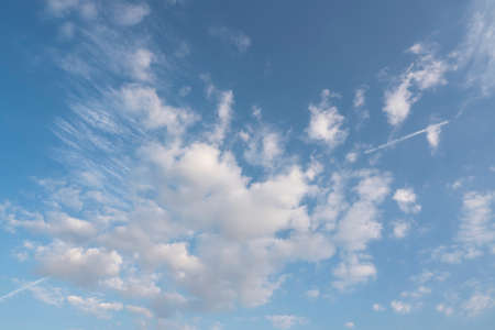 Outdoor sky blue background materialの写真素材