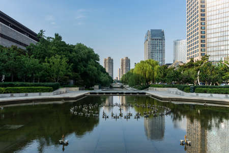 Suzhou City Scenery Street Viewの写真素材