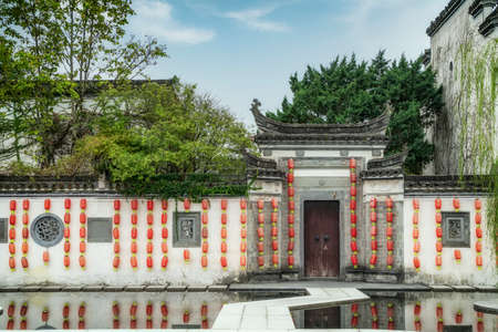 Huangshan Huizhou old village houseのeditorial素材