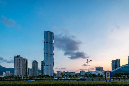 Lianyungang coastline scenery street sceneの写真素材