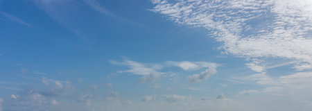Real shot of sky blue background