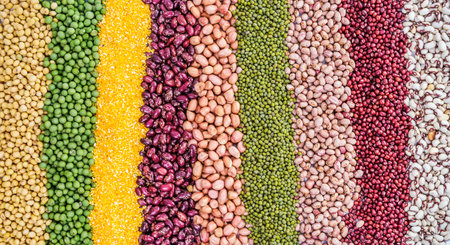 Picture of whole grains in supermarketの写真素材