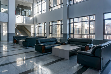 Modern real estate interior space designのeditorial素材