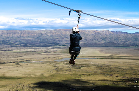 Zip Fun Patagoniaの写真素材