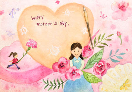 Mother's Day posterの写真素材