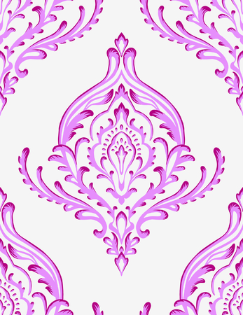Vector Classic Damask Seamless Patternのイラスト素材