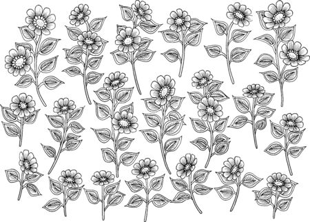 Paisley Style Elements: Setの写真素材