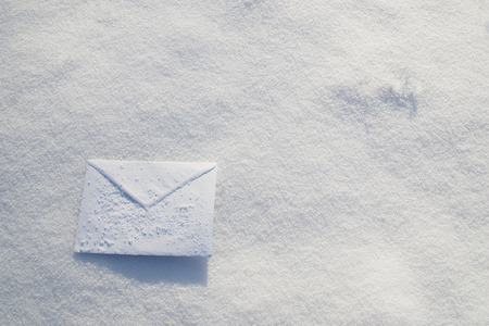 Vintage letter. For Christmas, New year holidaysの写真素材
