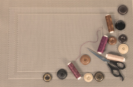 Sewing accessoriesの写真素材