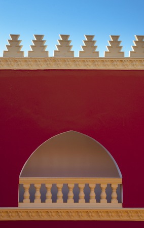 decorated arch  in arab style.の写真素材