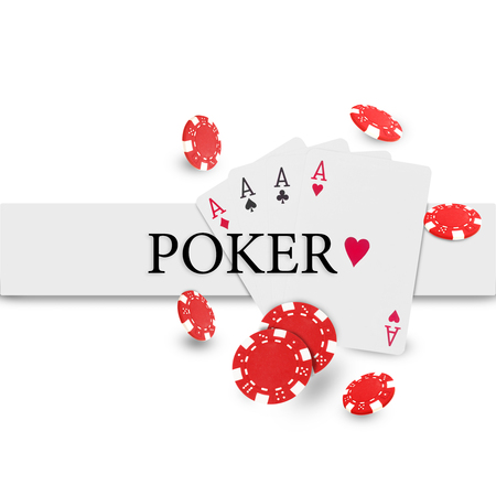 Playing cards flying at the white background.の写真素材