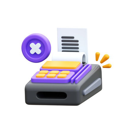 Cash register machine vector illustration. Isolated on a white background.の写真素材