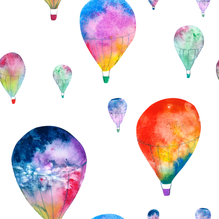 Watercolor balloonの写真素材