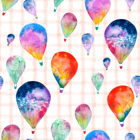 Watercolor balloonの写真素材