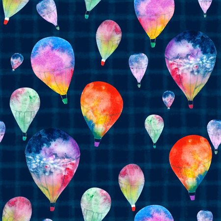 Watercolor balloonの写真素材