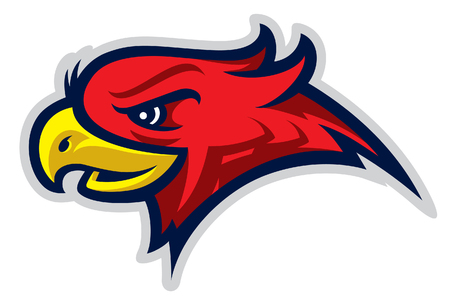Eagle head sport logotypeのイラスト素材