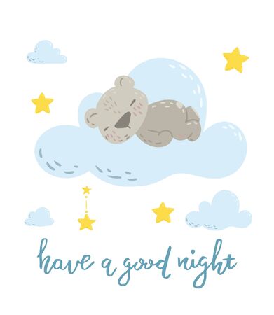 Cute flat vector illustration.のイラスト素材