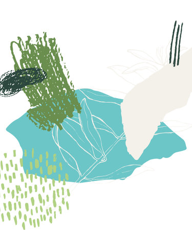 vector hand drawn art boardのイラスト素材