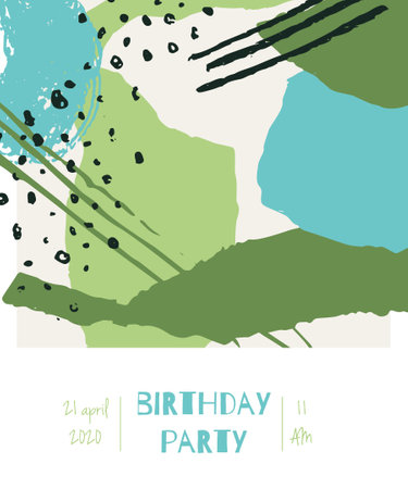 vector abstract invitationのイラスト素材