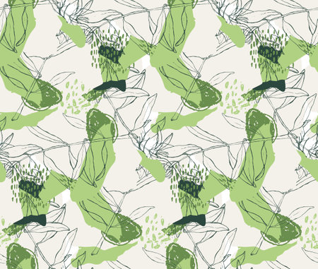 vector seamless patternのイラスト素材