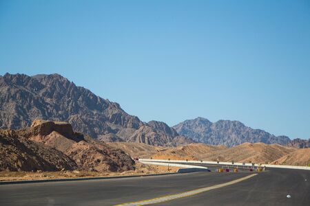 Road to Sharm El Sheikh, Egypt, South Sinaiの写真素材