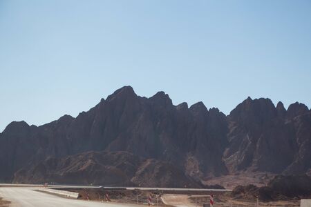 Road to Sharm El Sheikh, Egypt, South Sinaiの写真素材