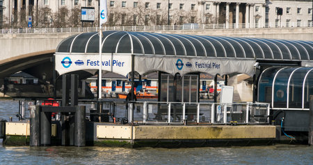 Festival Pier LONDON, ENGLAND - FEBRUARY 22, 2016のeditorial素材