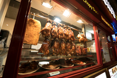 Chinese Restaurant in London's Chinatown LONDON, ENGLAND - FEBRUARY 22, 2016のeditorial素材