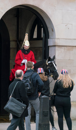 Horse Guards Parade LONDON, ENGLAND - FEBRUARY 22, 2016のeditorial素材