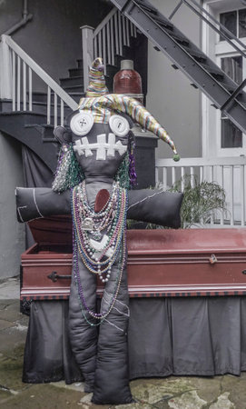 Voodoo Doll in New Orleans French Quarterのeditorial素材