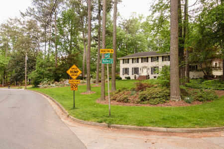 Beautiful area in Atlanta West Ferry Pacesのeditorial素材