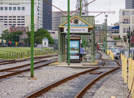 Train  tracks in New Orleans