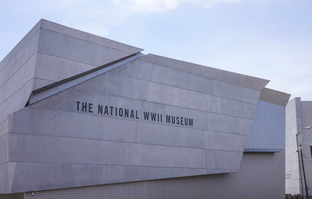 The World War II museum in New Orleansのeditorial素材