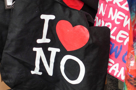 I Love New Orleans writingのeditorial素材