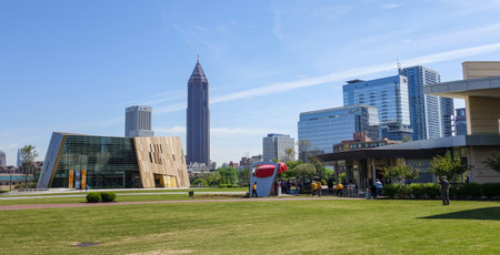Pemberton Square with World of Coca Colaのeditorial素材