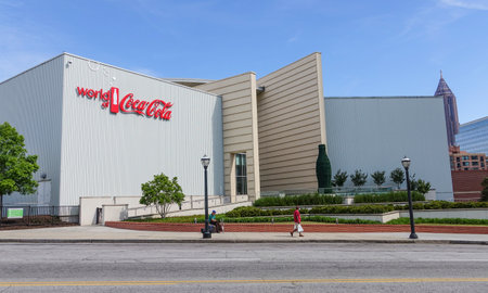 World of Coca Cola at Pemberton Place Atlantaのeditorial素材