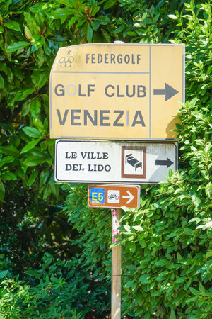 Golf Club Venezia in Lidoのeditorial素材