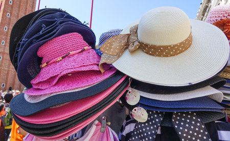 Hat street sale in Venice
