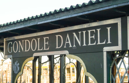 Danieli Gondola Service in Veniceのeditorial素材