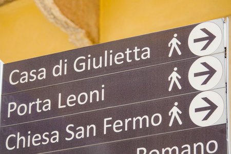 Famous Juliet s house in Verona - Casa di Giuliettaのeditorial素材