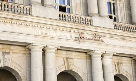 College for music in Berlin - BERLIN / GERMANY - AUGUST 31, 2016のeditorial素材