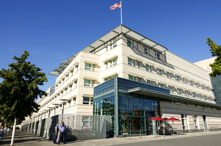 Embassy of the United States of America in Berlin - BERLIN / GERMANY - AUGUST 31, 2016