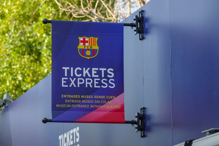 Express Ticket sales at Camp Nou in Barcelona
