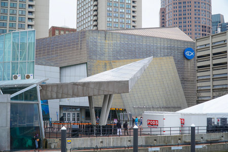 Imax Theater Matthew and Marcia Simons Boston Massachusetts - BOSTON , MASSACHUSETTS - APRIL 3, 2017のeditorial素材