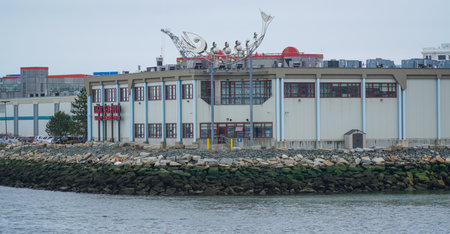 Legal seafoods center in Boston - BOSTON , MASSACHUSETTS - APRIL 3, 2017のeditorial素材